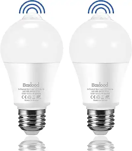 Glühbirne mit Bewegungsmelder Boxlood LED 12W 1000LM E27 für Innenräume