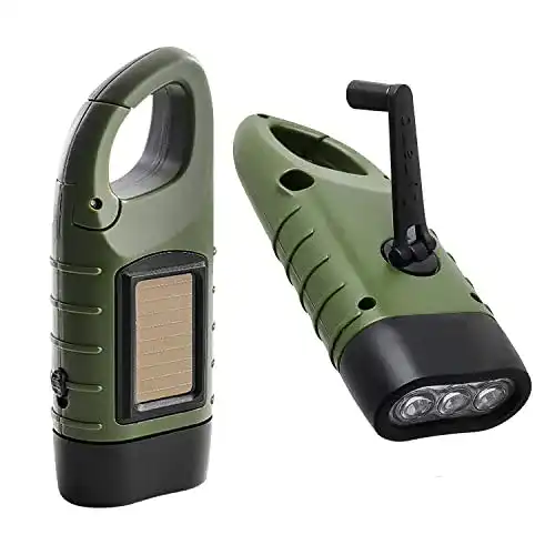 Wolafoo LED Taschenlampen 2er Pack – Kompakte Handkurbel Beleuchtung