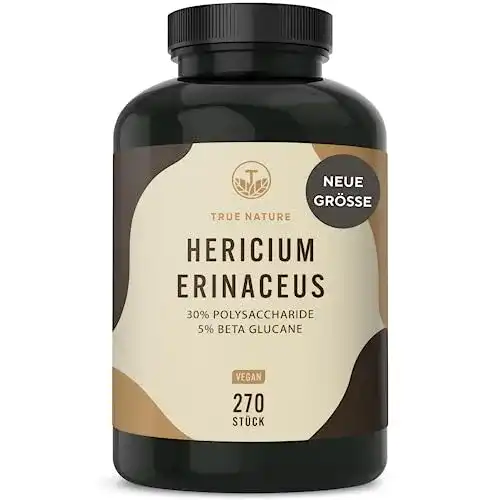 Hericium True Nature Lions Mane Kapseln 270 Stück