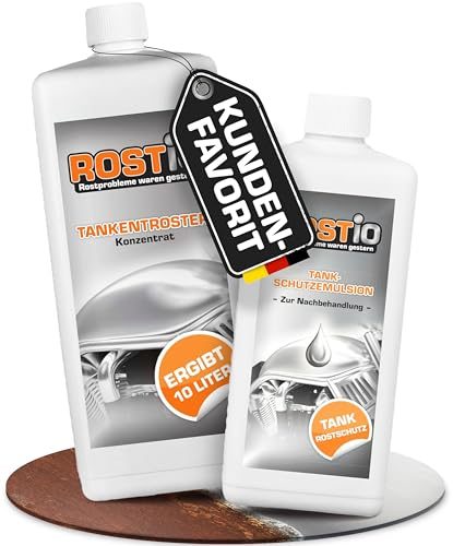 Tankversiegelung Rostio Tankentroster 1 Liter – Set zur Tankentrostung
