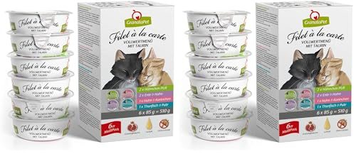 GranataPet Katzenfutter Filet à la Carte Multipack 6 x 85 g