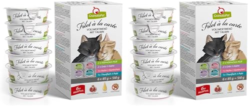 GranataPet Katzenfutter Filet à la Carte Multipack 6 x 85 g