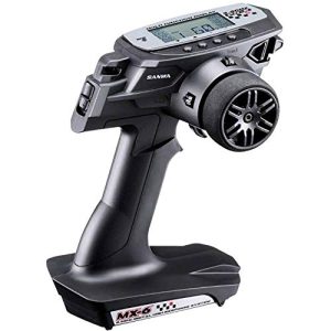 Pistolengriff-Fernsteuerung Sanwa MX-6 in Schwarz