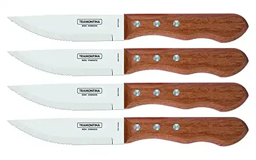 Tramontina Steakmesser Set Dynamic Jumbo, 4-teilig