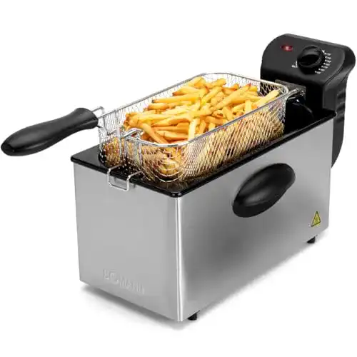 Kaltzonen-Fritteuse Bomann mit 3L Kapazität und 2000W Leistung