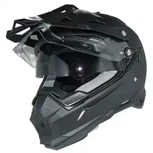 Crosshelm mit Visier und integrierter Sonnenblende von Protectwear