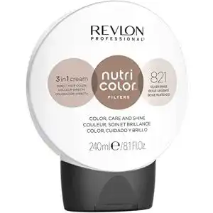 Revlon Professional Nutri Color Filters Tönungsmaske 821 Hellblond Irisé Asch, 240 ml