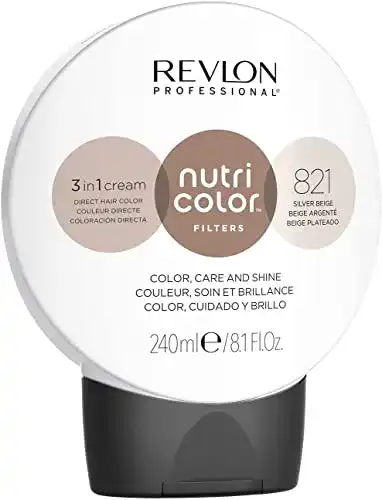 Revlon Professional Nutri Color Filters Tönungsmaske 821 Hellblond Irisé Asch, 240 ml