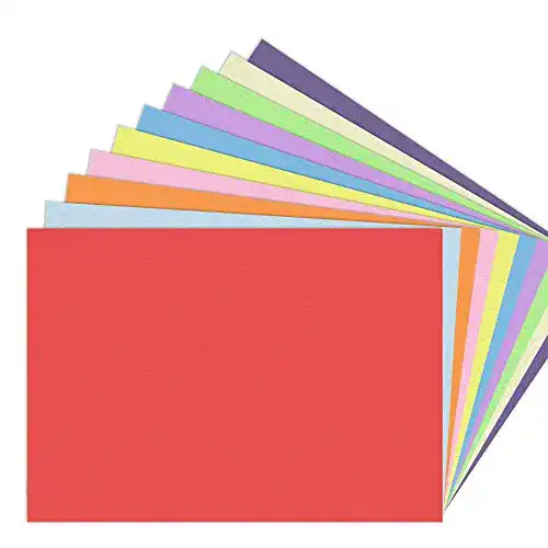 A5 Papier TownStix 100 Blatt 120g Buntes Tonpapier