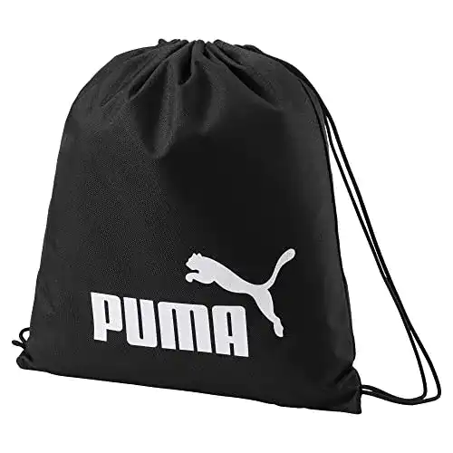 Puma Phase Gym Sack Turnbeutel in Schwarz, Einheitsgröße