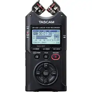 Tascam DR-40X tragbarer Vierspur-Audiorecorder und USB-Interface