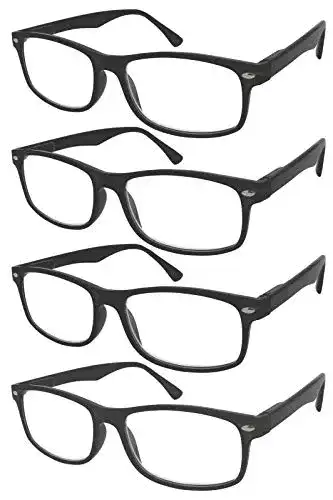 Lesebrille TBOC Lesehilfe für Herren und Damen im 4er Pack