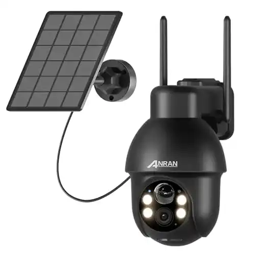 Solar Überwachungskamera ANRAN 2K HD mit Akku für Außenbereich