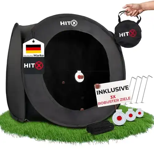 Kugelfang Hitx Steinschleuder XXL mit 3 Zielen und Pop-Up-System