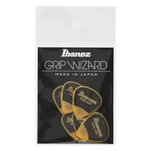 Ibanez Grip Wizard Series Sand Grip Flat Pick, gelb