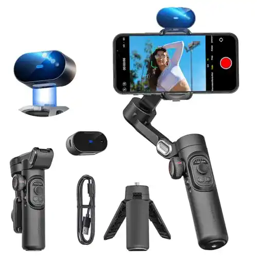 Aochuan Smartphone Gimbal-Stabilisator ohne App für iPhone und Android