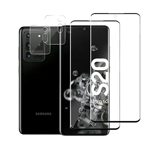 Samsung Galaxy S20 Ultra Panzerglas Schutzfolie [2+2 Stück]