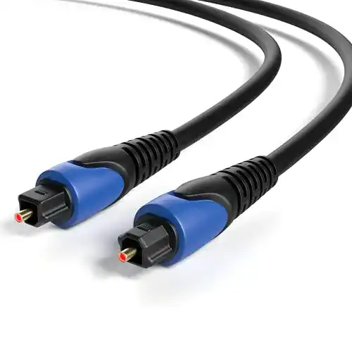 Optisches Kabel RedStar24 1m Toslink Digitalkabel für Audioverbindungen