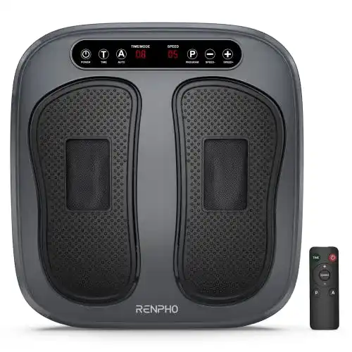Renpho Fußmassagegerät mit 20 Vibrationsgeschwindigkeiten und 5 Modi