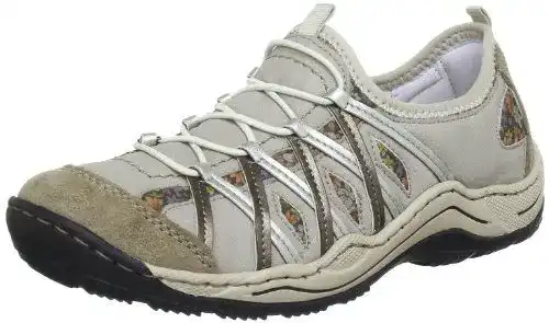 Rieker Damen Low-Top Schuhe L0563 in Beige