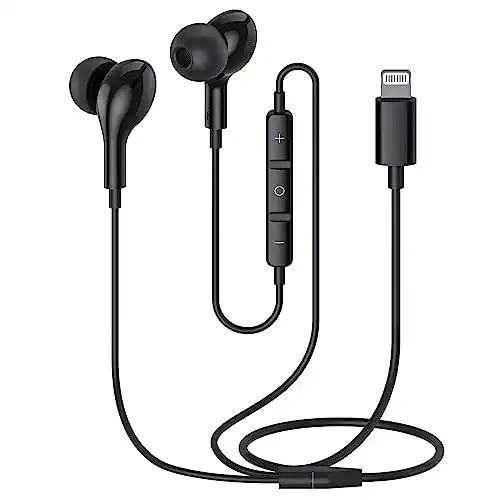 Guguearth MFi-zertifizierte Lightning Kopfhörer für iPhone