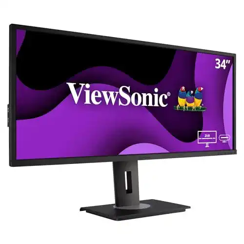Curved Monitor 34 Zoll ViewSonic VG3456 für Büroanwendungen