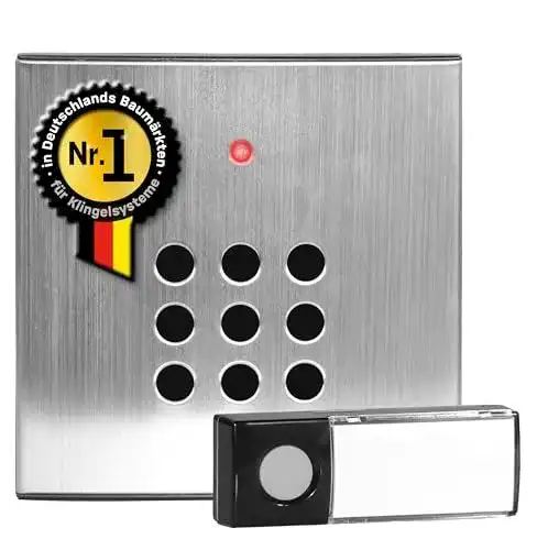 Heidemann Funkklingel Set HX Style mit Sender und Empfänger