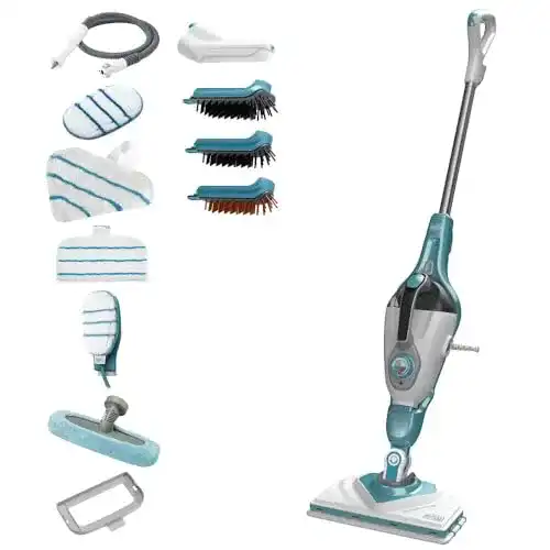 Black+Decker Dampfmopp für kabellose Bodenreinigung
