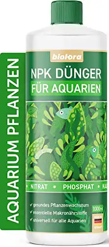 Biolora Wasserpflanzendünger für Aquarien 1000ml – NPK Flüssigdünger