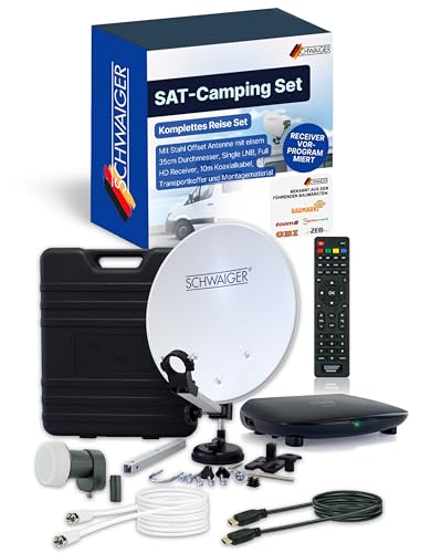 Camping-Sat-Anlage Schwieger 9604 Komplett-Set für digitalen Empfang