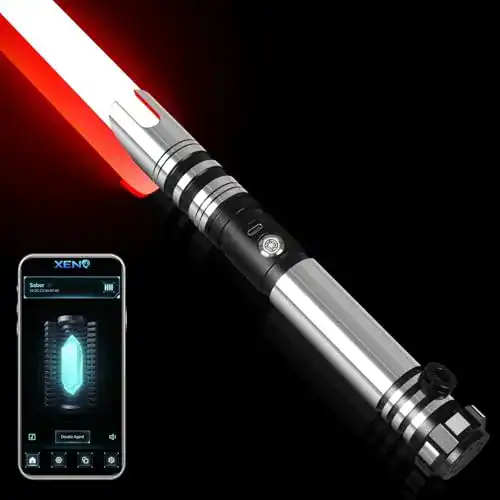 Lichtschwert ELESKOCO Duell mit 16 Farben und Smooth Swing Technologie