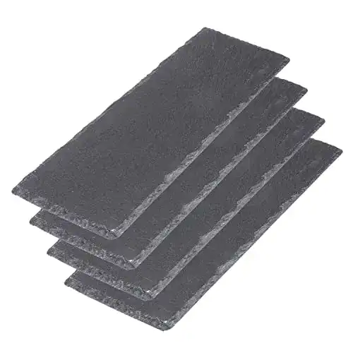 Schieferplatte Westmark 4 Servierplatten aus Naturschiefer