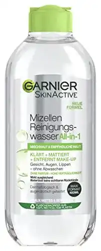 Garnier Mizellen Reinigungswasser – Gesichtswasser für empfindliche Haut