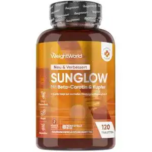 Bräunungskapseln maxmedix Sunglow Beta Carotin Komplex für Hautpigmentierung