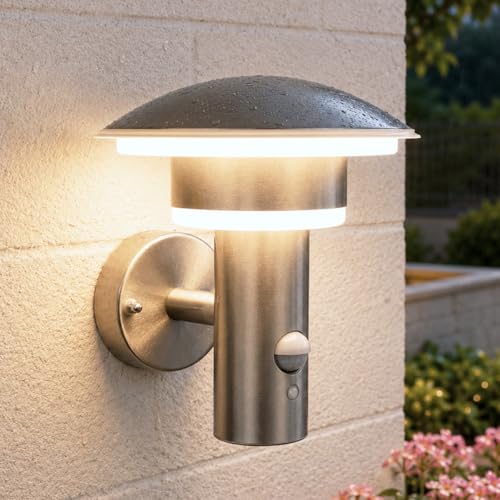 Außenleuchte NBHANYUAN Lighting LED Außenlampe mit PIR-Sensor