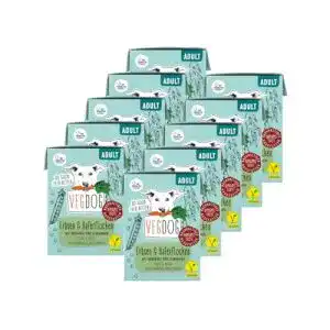 Veganes Hundefutter Vegdog Adult Nassfutter im Tetra Pak 10 x 200g
