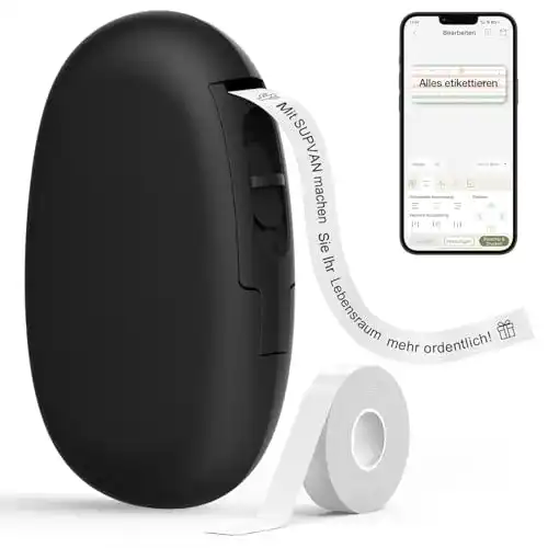 Bluetooth Etikettendrucker SUPVAN E10 für Home, Schule und Büro