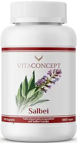 Salbei-Kapseln von Vitaconcept für Anti-Aging-Medizin