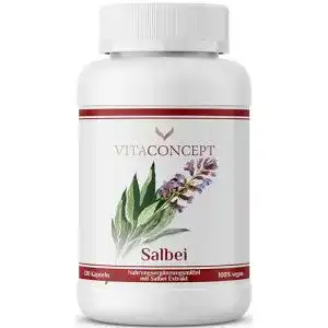 Salbei-Kapseln von Vitaconcept für Anti-Aging-Medizin