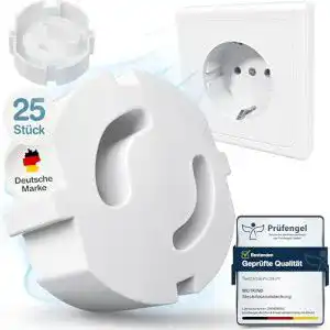 Steckdosensicherung Mutkind – 25 Stück Steckdosen Kindersicherung