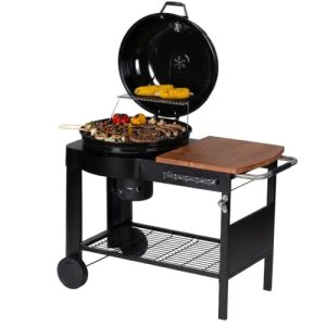 Holzkohlegrillwagen Tarrington House Calgary mit Rollen und Zubehör