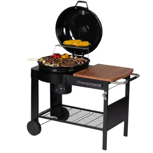 Holzkohlegrillwagen Tarrington House Calgary mit Rollen und Zubehör