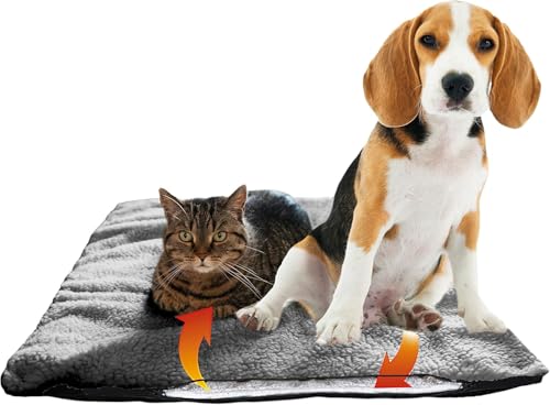 Heizdecke für Hunde und Katzen 60 x 40 cm – Waschbare Wärmedecke
