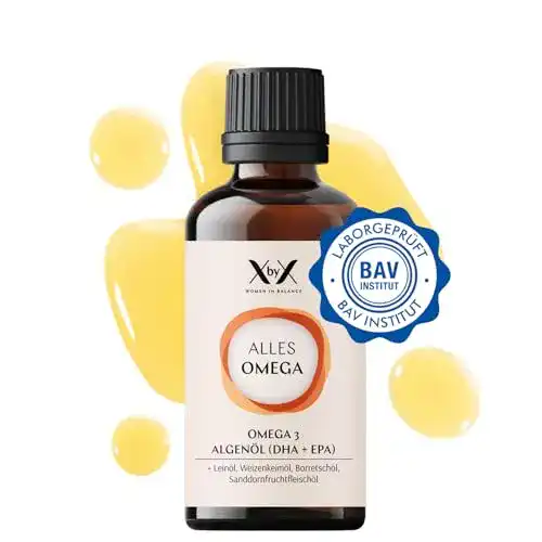 Omega-3-Öl XbyX ® Alles Omega, veganes Algenöl