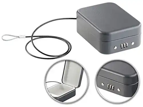 Geldkassette mit Zahlenschloss von Xcase für mobile Wertsicherung
