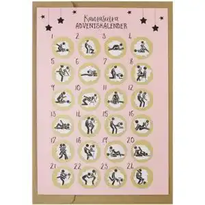 Erotik-Adventskalender Cl&Mh mit Rubbelkarte für Weihnachten