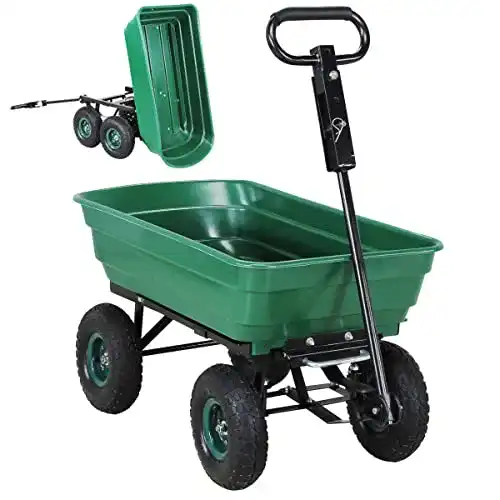 Gartenwagen Miweba Bollerwagen Dumper mit 300 kg Tragkraft