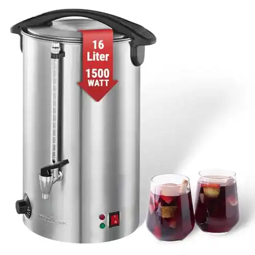 Glühweinkocher ProfiCook Heißgetränkeautomat 16L
