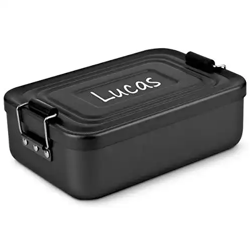 Alu-Brotdose polar-effekt Lunch-Box mit individueller Gravur