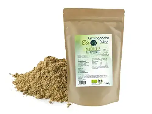 Ashwagandha Pulver von Michel’s Naturprodukte 500g Bio Qualität